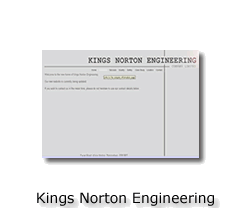 KingsNorton Engineering. A manufacturing company making bespoke parts for companies such as Cadburys.